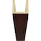Ekena Millwork 3-Sided (U-beam) Rough Cedar Endurathane Faux Wood Ceiling Beam, Premium Cherry, 4"W x 8"H  x 20'L BMRC3C0040X080X240ZY - alternate 6